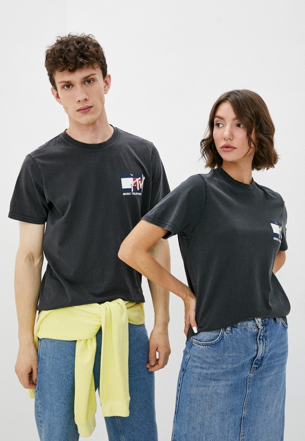 

Футболка Tommy Jeans, Серый, VINTAGE