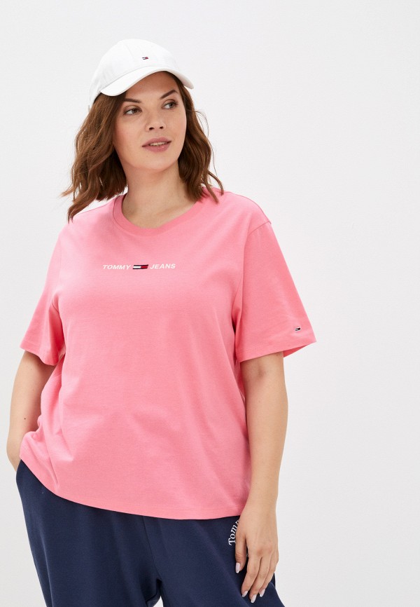 

Футболка Tommy Jeans, Розовый, CURVE