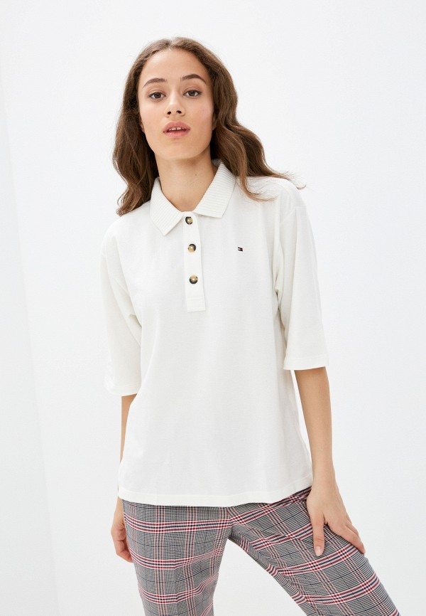 

Поло Tommy Hilfiger, Белый