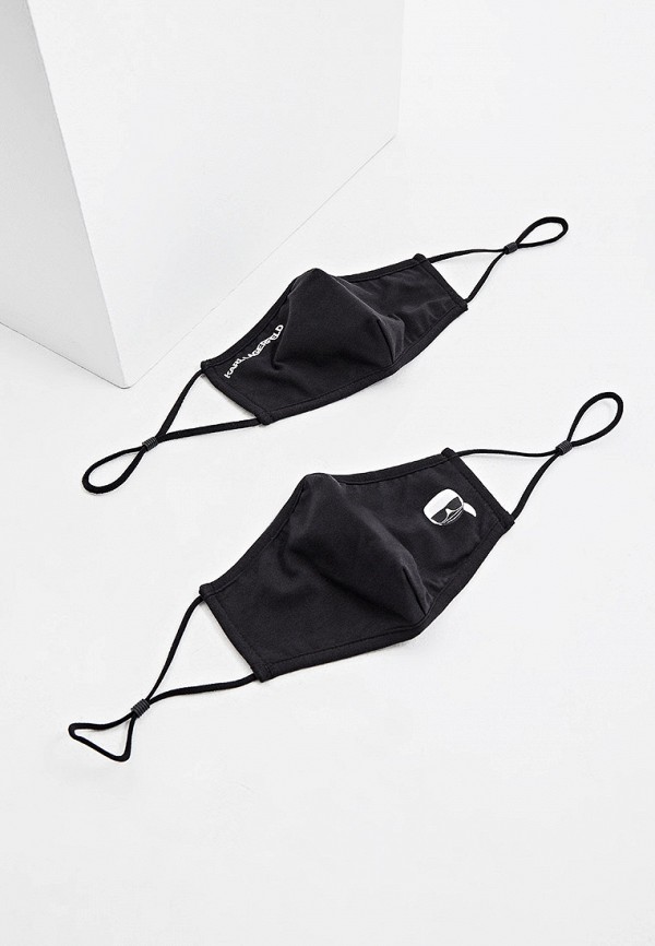 

Маски для лица защитные 2 шт. Karl Lagerfeld, Черный, IKONIK