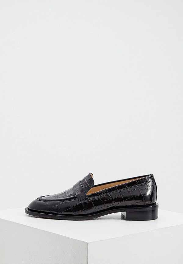 

Лоферы Stuart Weitzman, Черный, PALMER SLEEK LOAFER