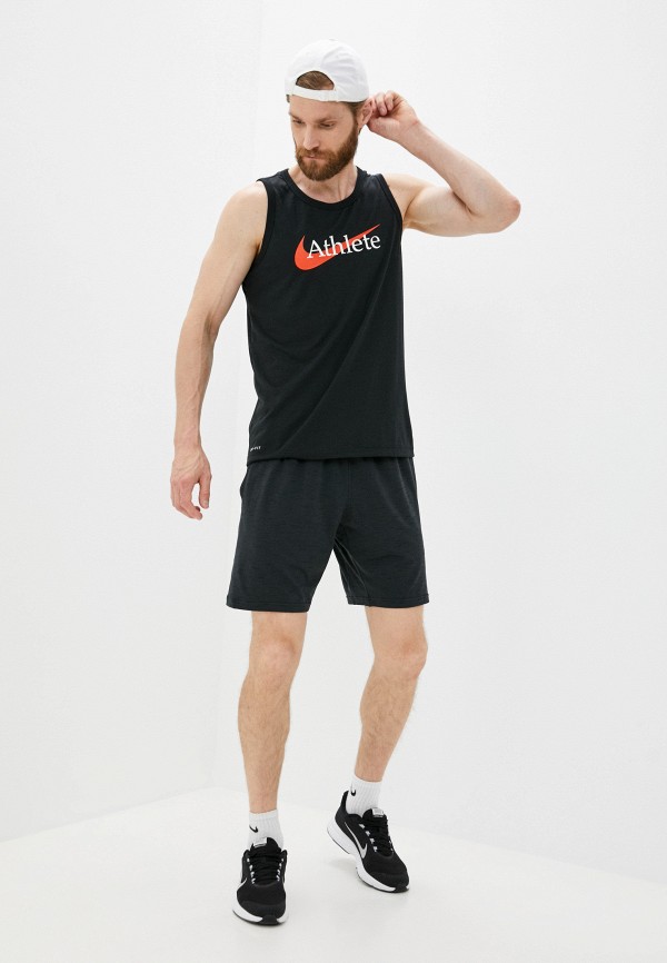 

Майка спортивная Nike, Черный, M NK DF TANK DB SW ATHLETE