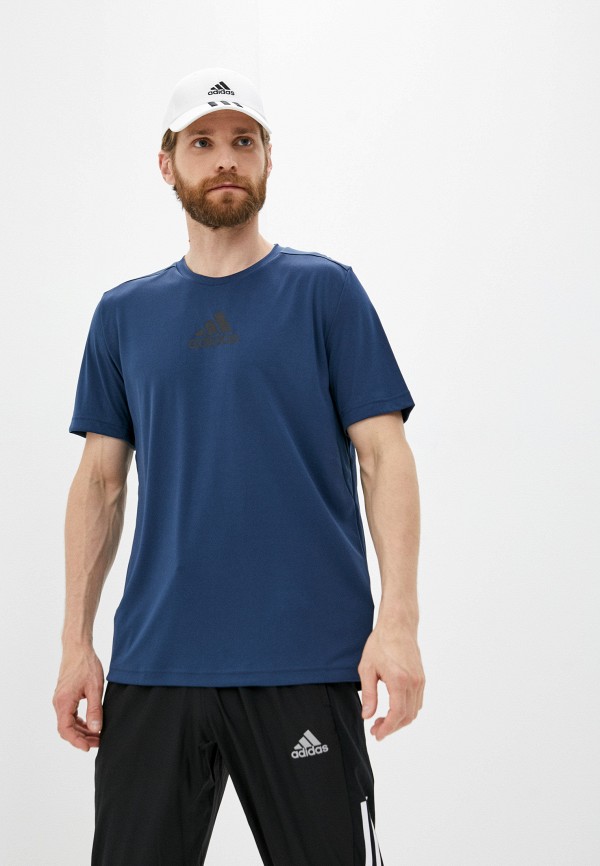 

Футболка спортивная adidas, Синий, M 3S BACK TEE