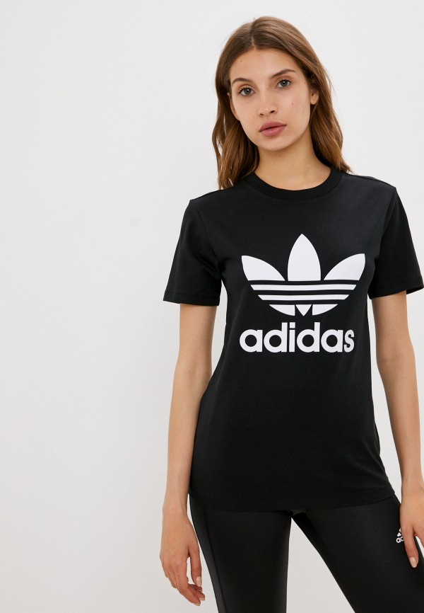 Футболка adidas Originals черного цвета