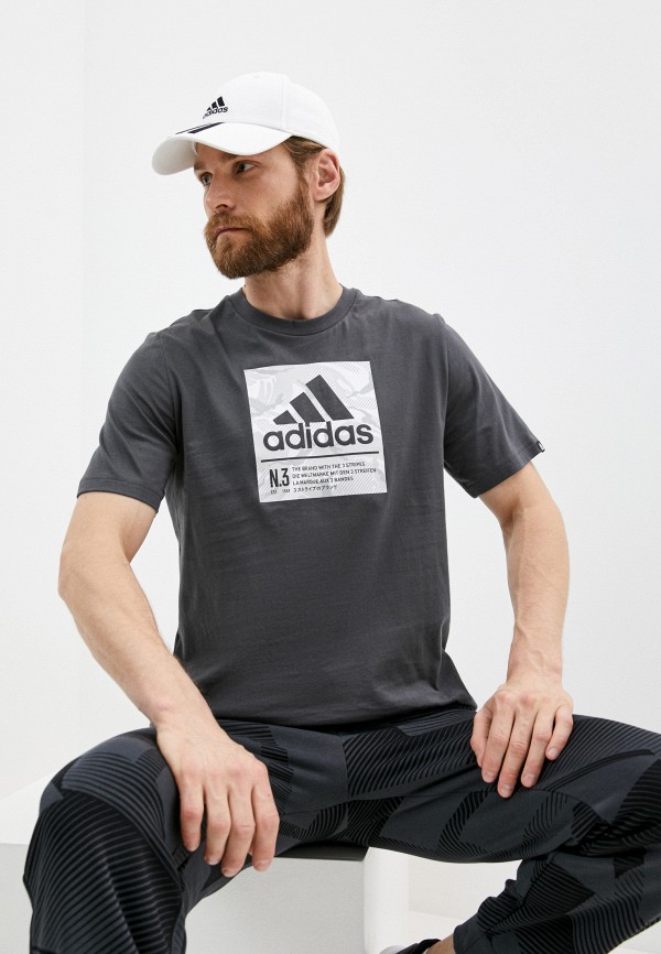 

Футболка adidas, Серый, M CMO T