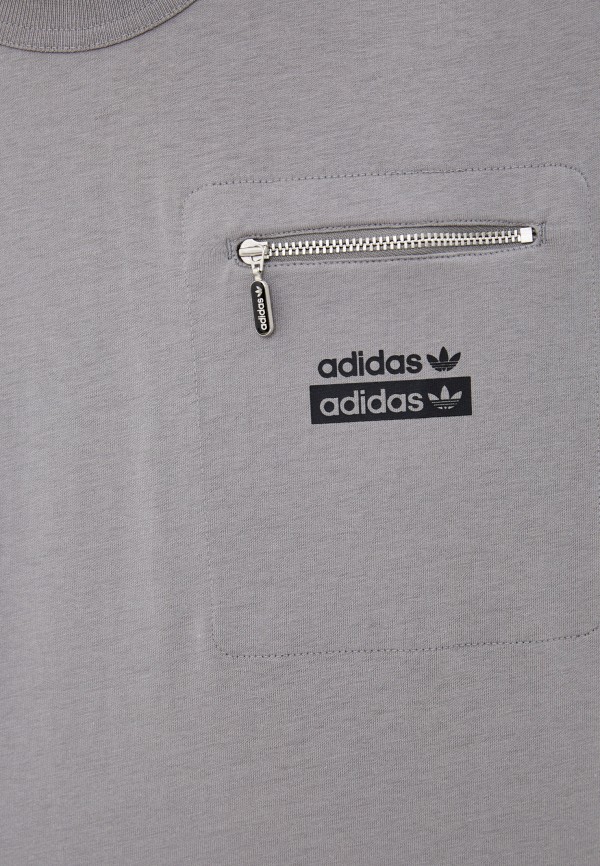 Футболка adidas Originals серый, размер 40, фото 3