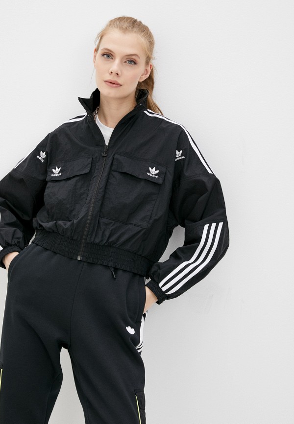 

Ветровка adidas Originals, Черный, TRACK TOP