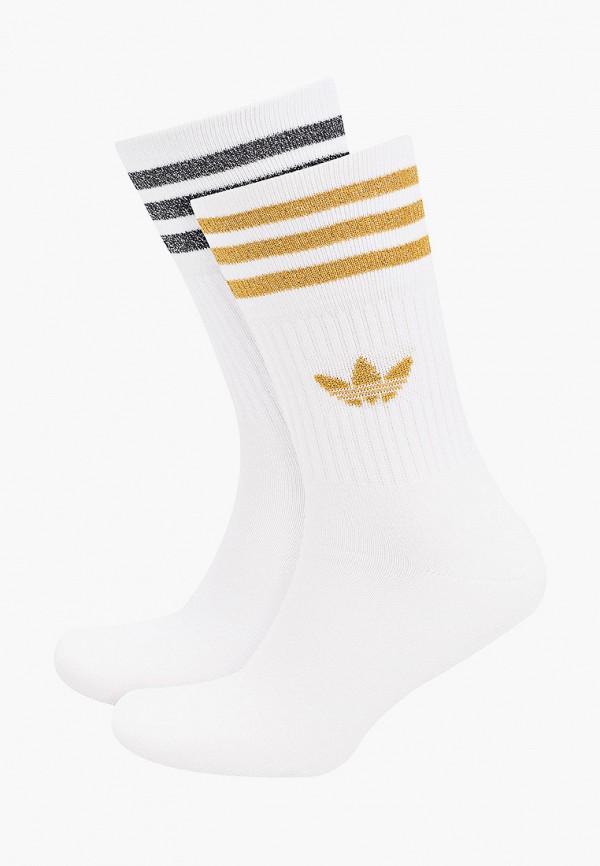 

Носки 2 пары adidas Originals, Белый, MID CUT GLT SCK
