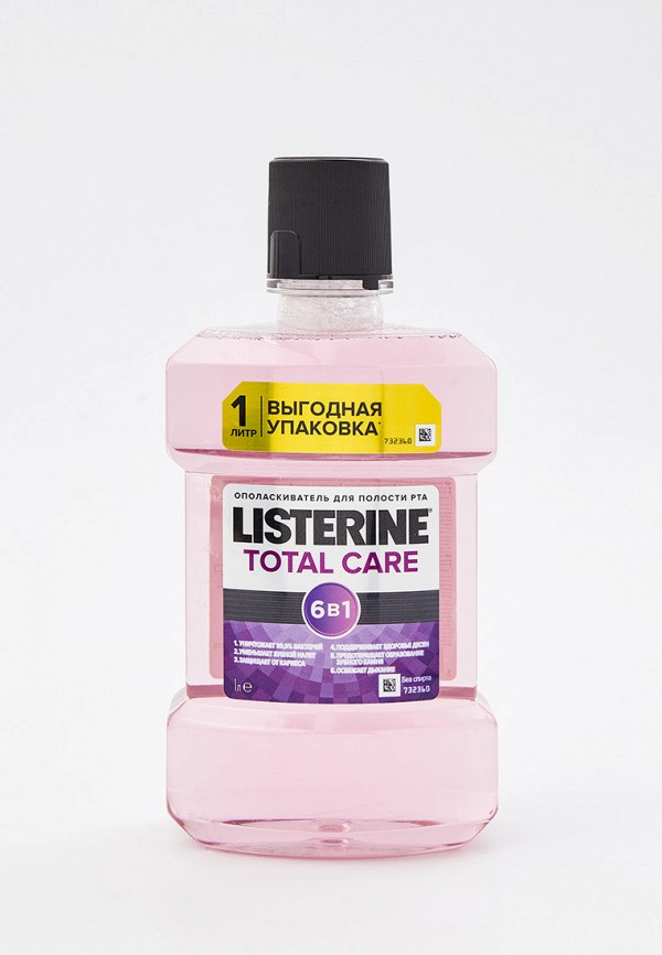 

Ополаскиватель для полости рта Listerine, Прозрачный, Total Care, 1 л