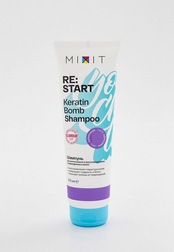 

Шампунь Mixit, Прозрачный, для интенсивного восстановления поврежденных волос, 275 мл