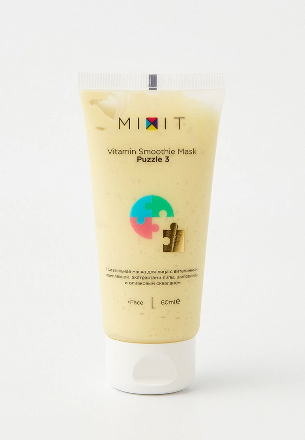 

Маска для лица Mixit, Прозрачный, Puzzle Питательная, 60мл