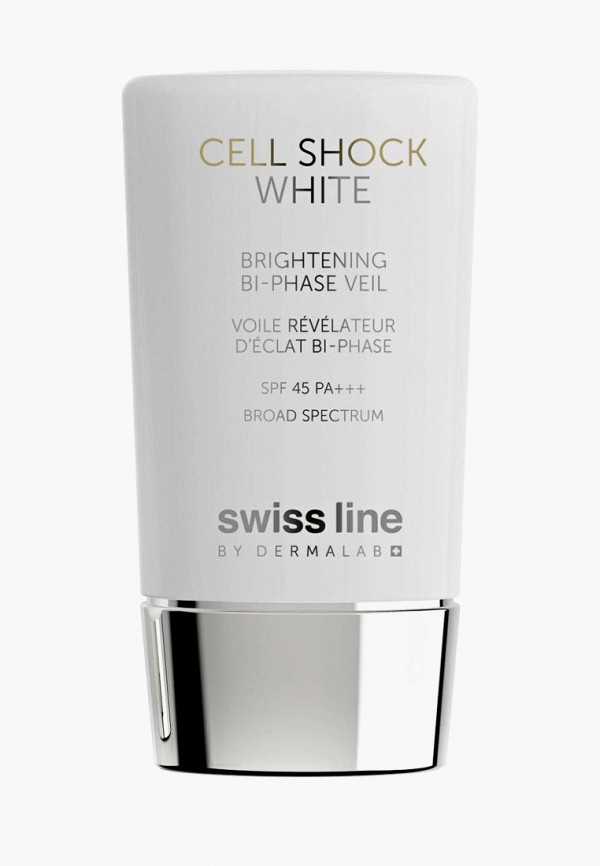 

Эмульсия для лица Swiss Line, Прозрачный, cell shock white двухфазная с эффектом сияния, 45 мл