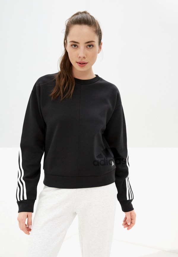 

Свитшот adidas, Черный, W FI 3S CREW
