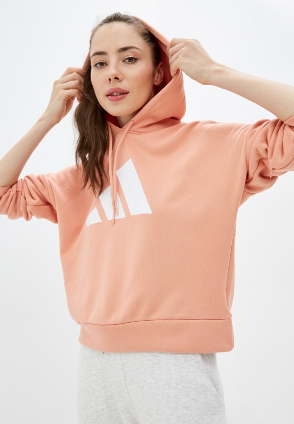 

Худи adidas, Коралловый, W FI 3B HOODIE