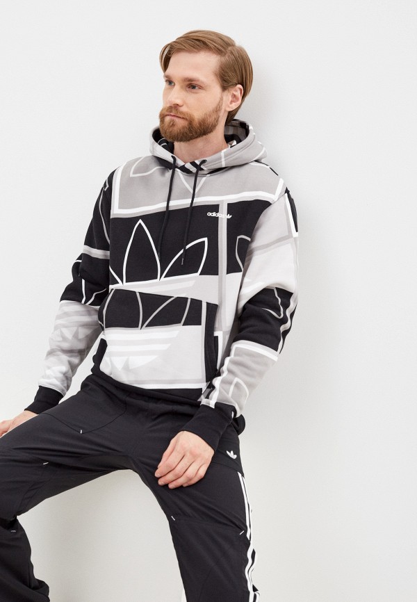 

Худи adidas Originals, Разноцветный, AOP LOGO PLAY H