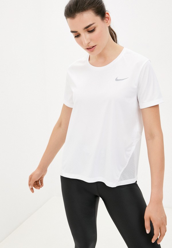 

Футболка спортивная Nike, Белый, Miler Women's Short-Sleeve Running Top