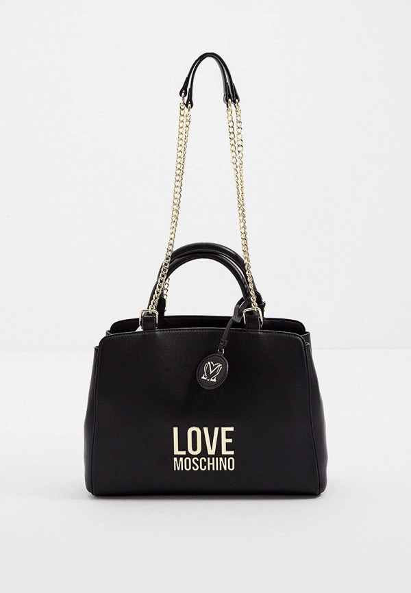 

Сумка и брелок Love Moschino, Черный