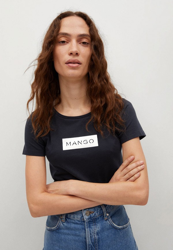 

Футболка Mango, Синий, MANGOLOG-H
