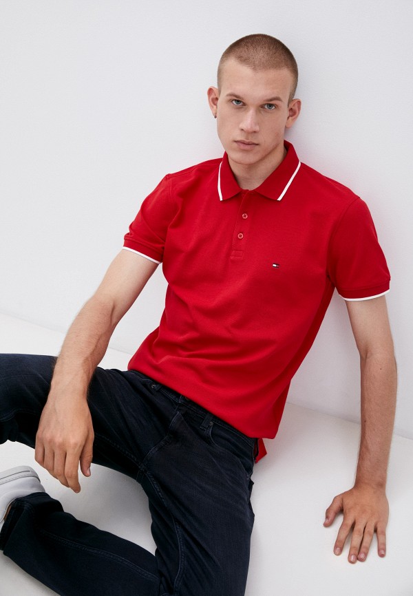 

Поло Tommy Hilfiger, Красный