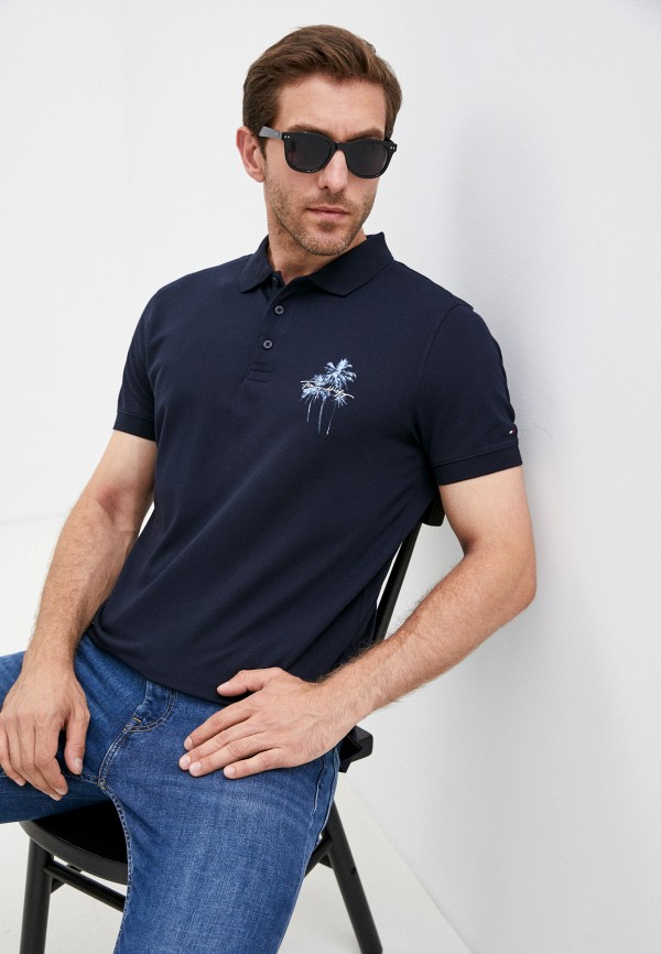 

Поло Tommy Hilfiger, Синий
