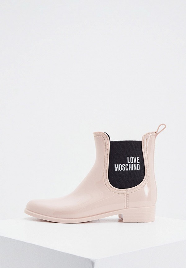 фото Резиновые полусапоги love moschino