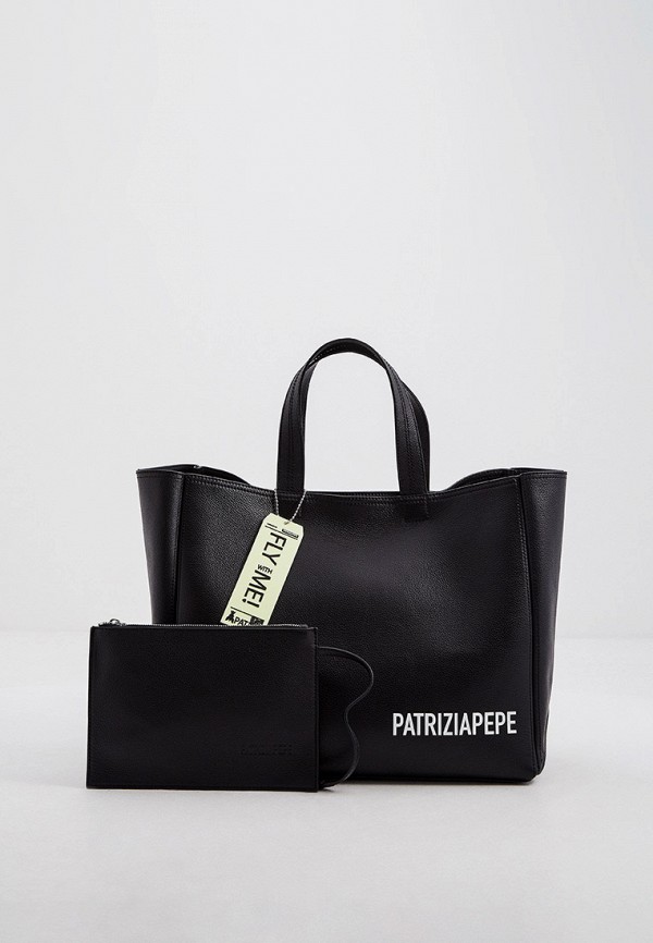 

Сумка, косметичка и брелок Patrizia Pepe, Черный