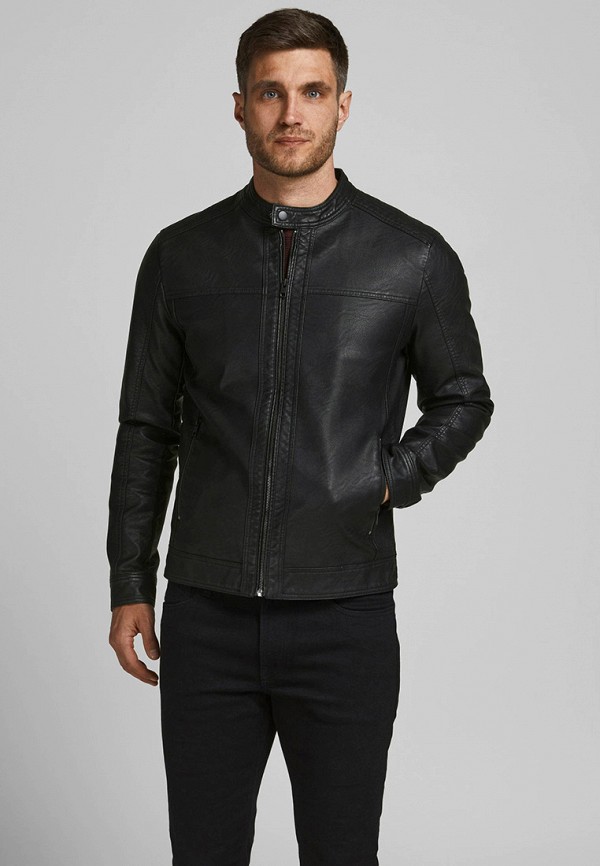 фото Куртка кожаная jack & jones