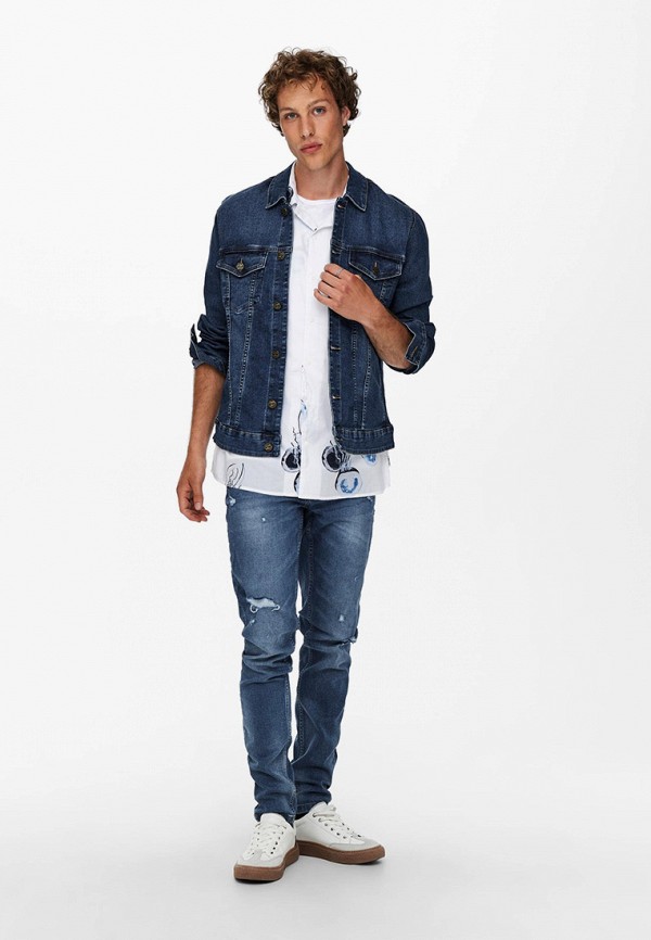 

Куртка джинсовая Only & Sons, Синий, Only & Sons RTLAAL152501