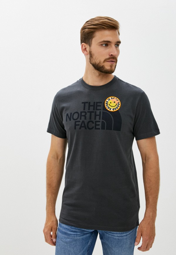 

Футболка The North Face, Серый, M SS PATCHES TEE