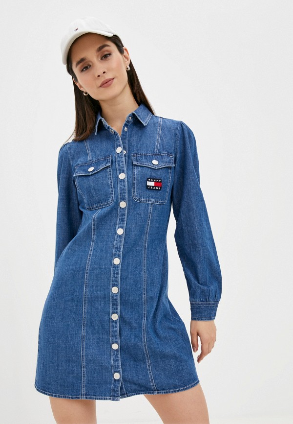 

Платье джинсовое Tommy Jeans, Синий