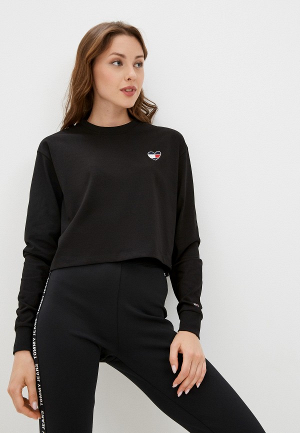 

Лонгслив Tommy Jeans, Черный