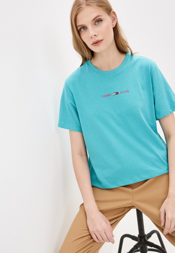 

Футболка Tommy Jeans, Бирюзовый
