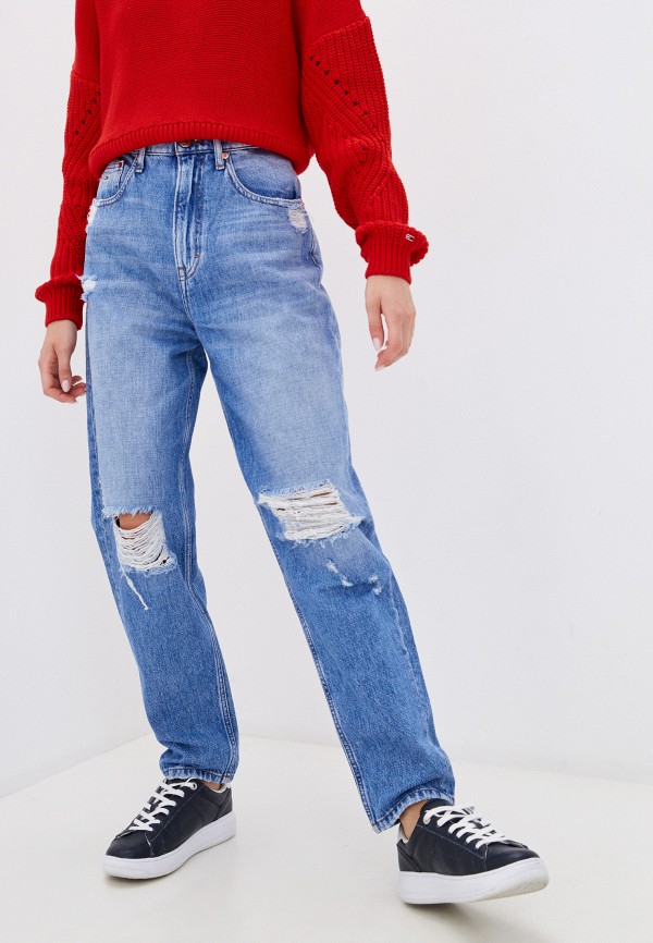 

Джинсы Tommy Jeans, Голубой, MOM JEAN