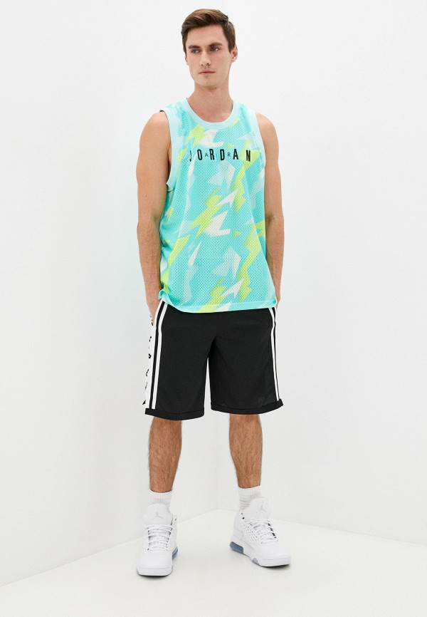 

Майка спортивная Jordan, Бирюзовый, M J JUMPMAN AOP JERSEY