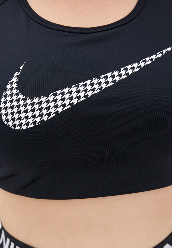

Топ спортивный Nike, Черный, W NK DF SWSH PLS ICNCLSH BRA