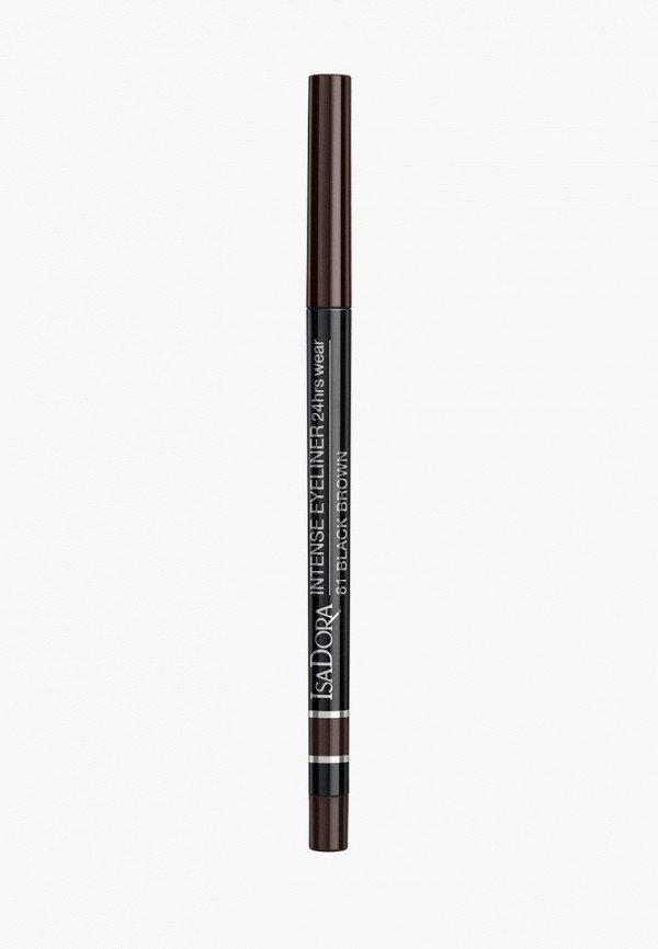

Карандаш для глаз Isadora, Коричневый, водостойкий INTENSE EYELINER 24 hrs wear 61,