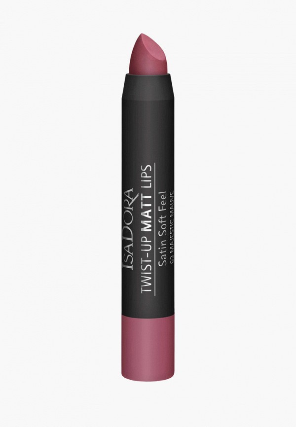 

Помада Isadora, Бордовый, карандаш для губ матовая Twist-up Matt Lips, 63