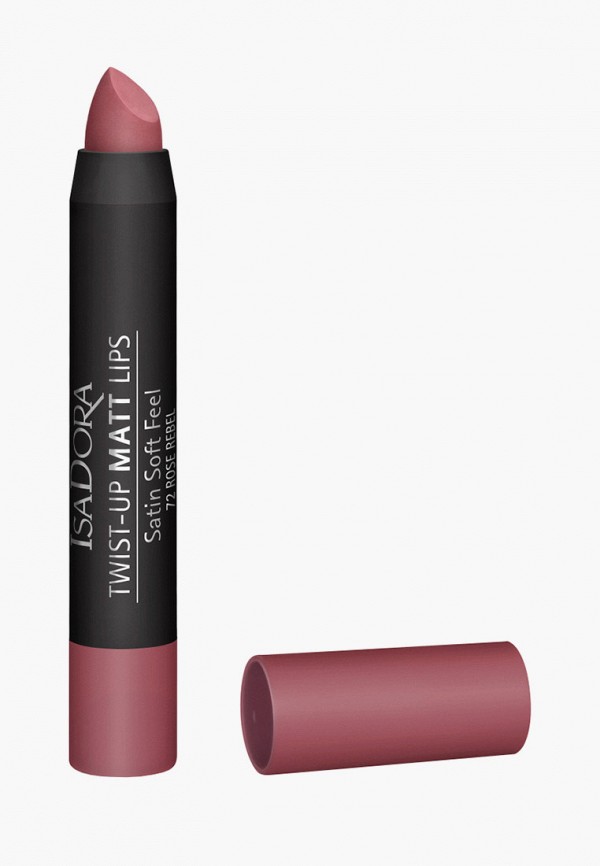 

Помада Isadora, Розовый, -карандаш для губ матовая Twist-up Matt Lips, 72, 3.3 гр