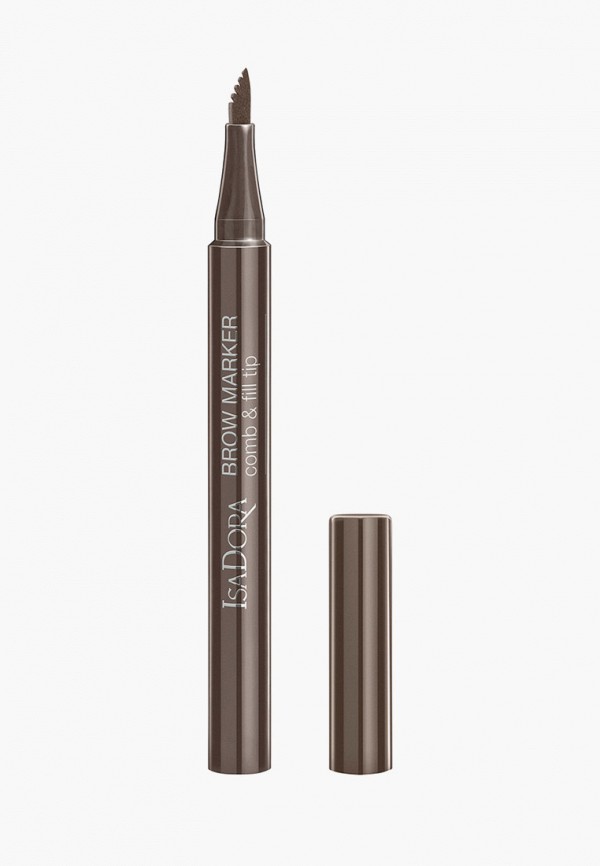 

Карандаш для бровей Isadora, Коричневый, Маркер Brow Marker comb&fill tip 21