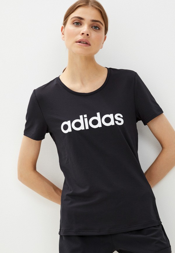 

Футболка спортивная adidas, Черный, W D2M LO TEE
