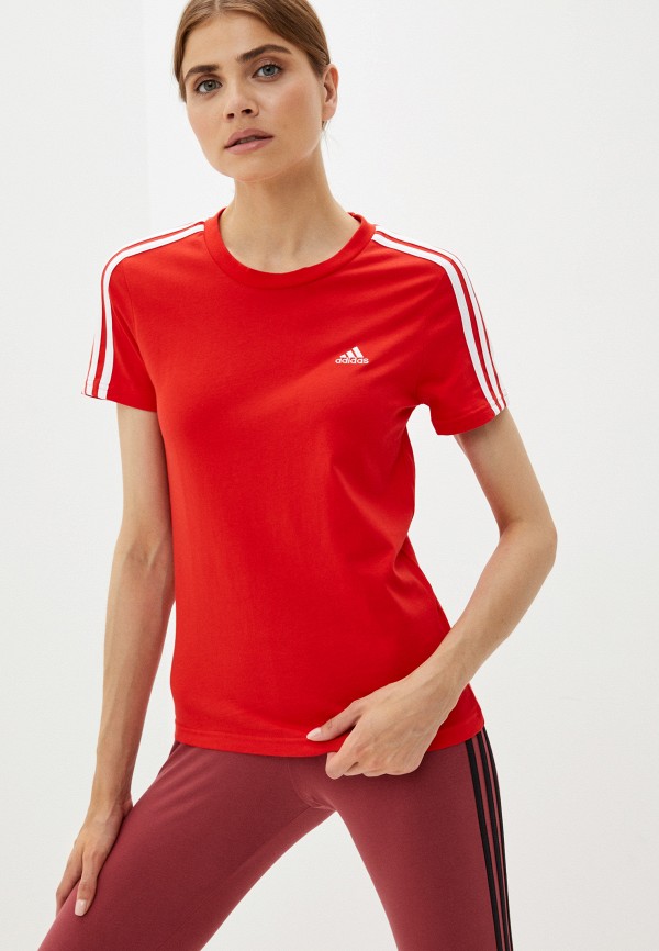 

Футболка adidas, Красный, W 3S T