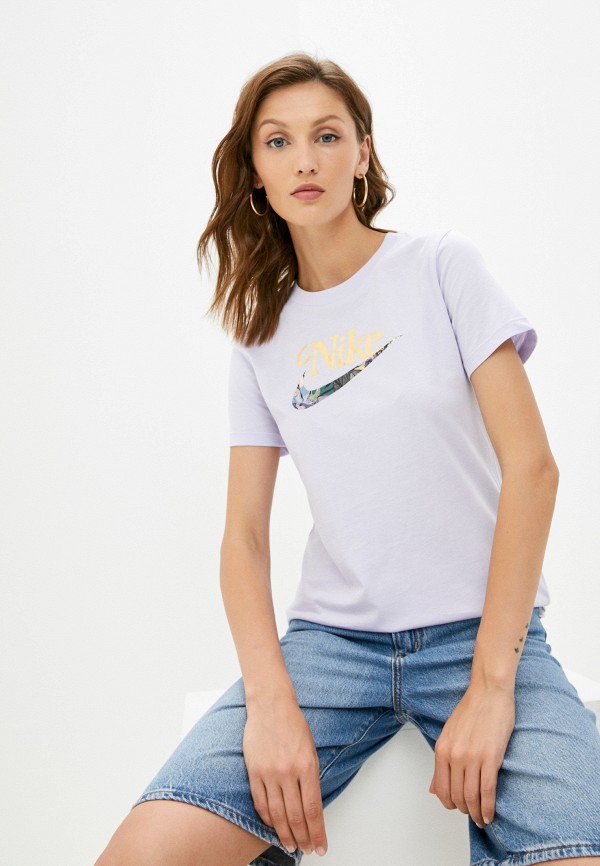 

Футболка Nike, Фиолетовый, W NSW TEE FEMME