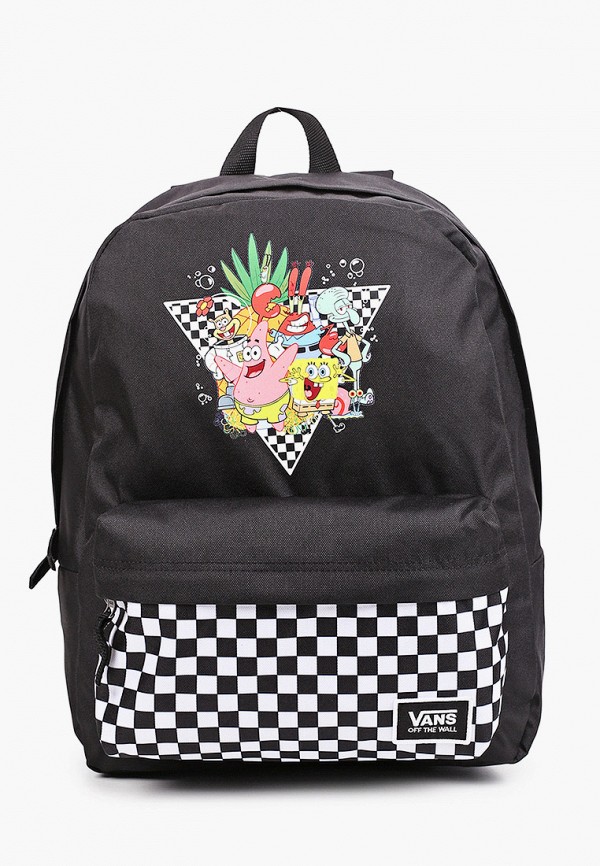 

Рюкзак Vans, Черный, VANS X SPONGEBOB REALM BACKPACK