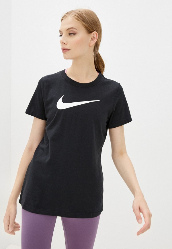 

Футболка спортивная Nike, Черный, W NK DF TEE DFC CREW