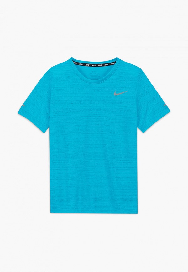 

Футболка спортивная Nike, Голубой, B NK DF SS MILER TOP