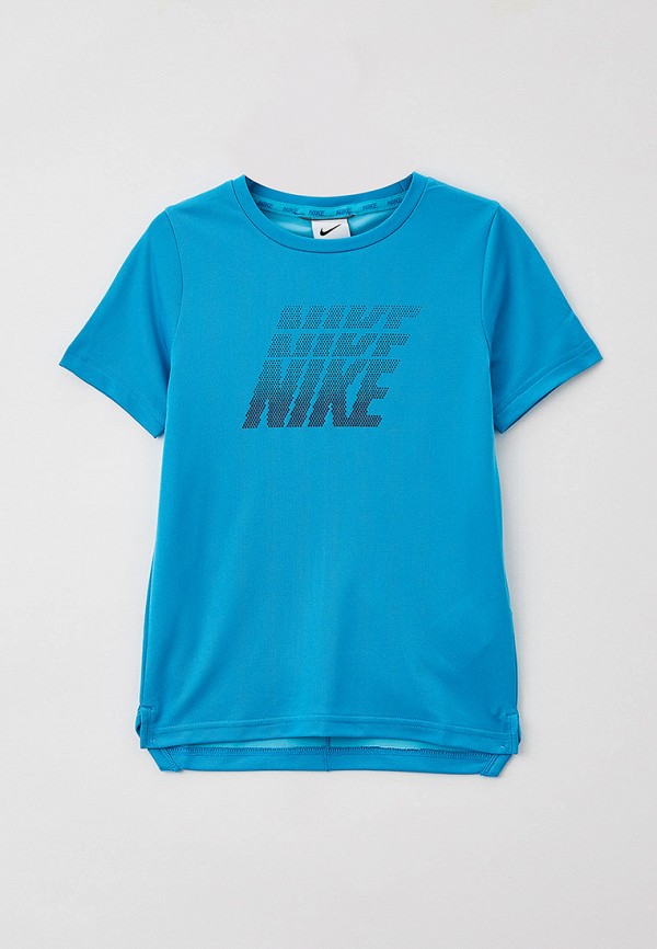 

Футболка спортивная Nike, Голубой, B NK DF BREATHE GFX SS TOP