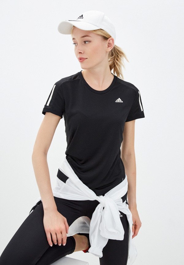 Футболка спортивная adidas черный, размер 38, фото 1