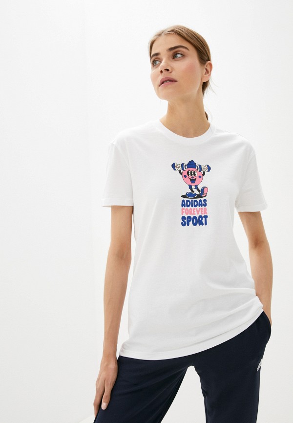 

Футболка adidas, Белый, W ARTIST DMBL T