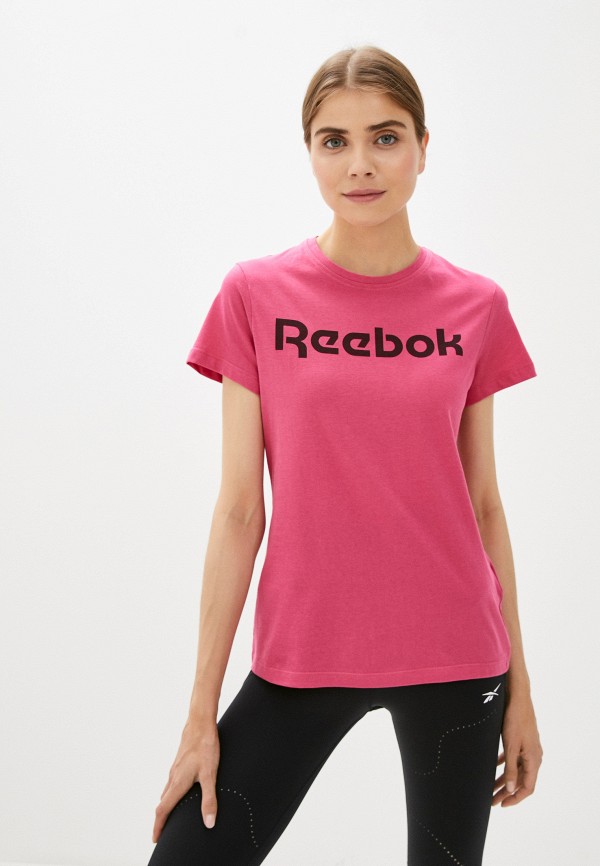 

Футболка Reebok, Розовый, TE GRAPHIC TEE REEBOK
