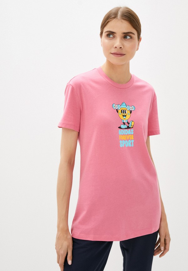 

Футболка adidas, Розовый, W ARTIST DMBL T